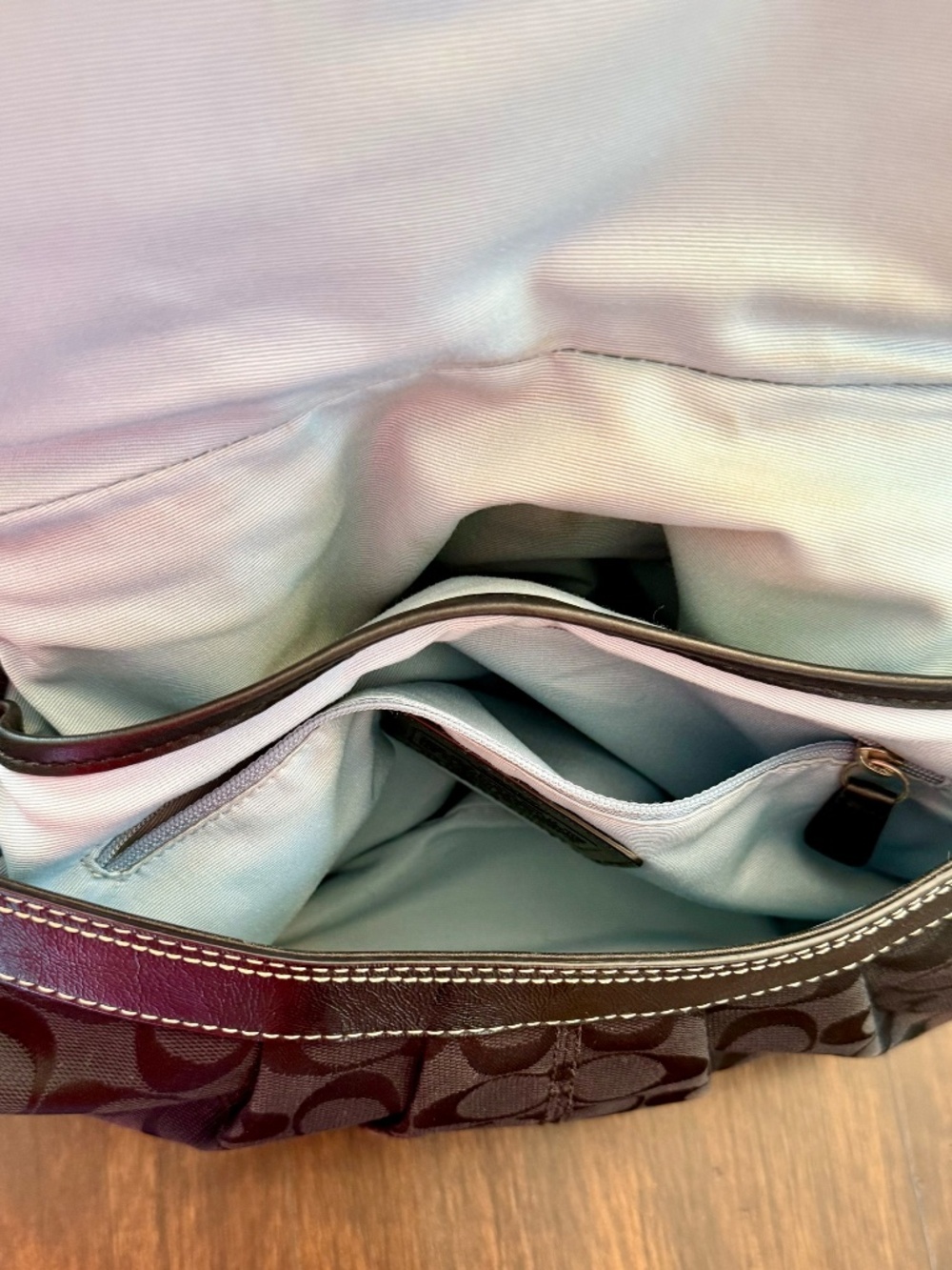 Coach Women's Soho Signature Buckle Flap Shoulder Bag - Black - F15203 - Picture 10 of 14